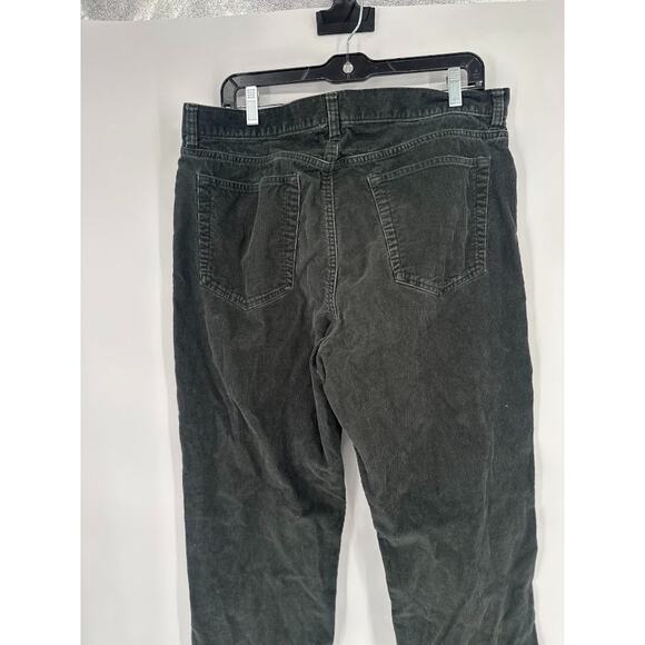 J Crew Mens Vintage Dark Gray Corduroy Pants Straight 36x32 Preppy 100% Cotton - Picture 3 of 7